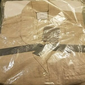 Stonewashed Belgian linen nightshirt